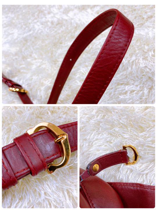 人気お得 Cartier カルティエ ショルダーバッグ マスト ボルドー レザー 収納袋 XCfyJ-m35743109580 人気正規品