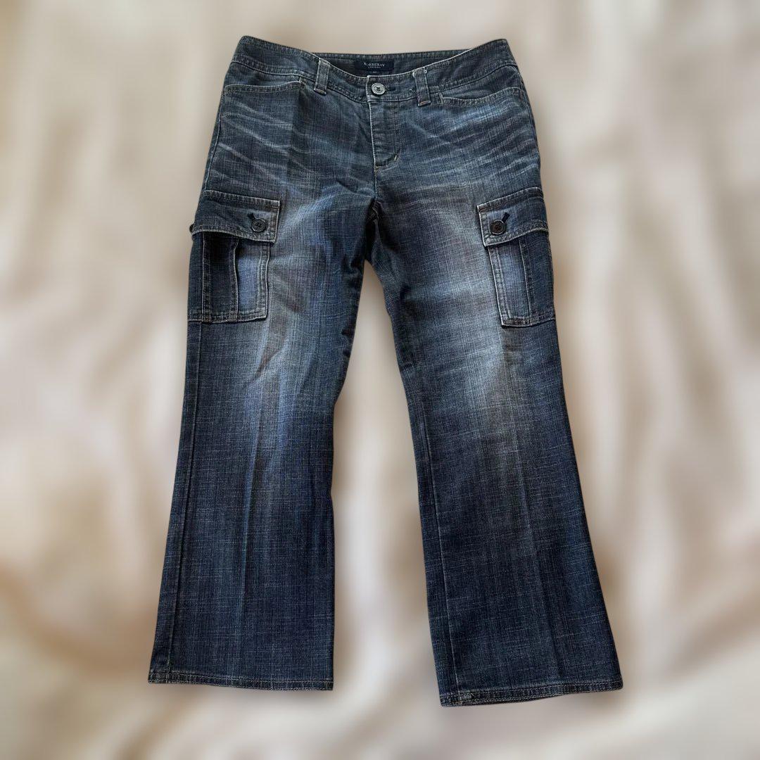 希少♡Y2K♡BURBERRY バーバリー ビジュー デニム パンツ Burberry archive denim pants Y2K平成 - メルカリ