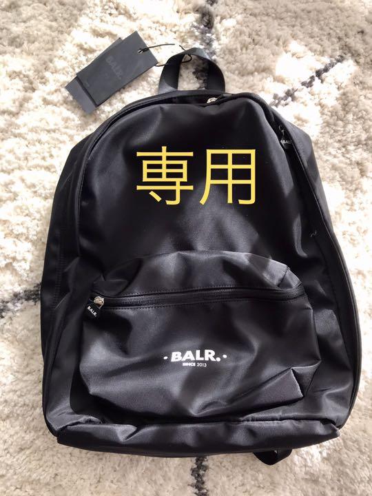 ブラック系 海外輸入 激安最後値下げ 新品タグ付未使用 Balr リュック リュック バックパック バッグブラック系 6 302 Www Wearyellownebraska Org