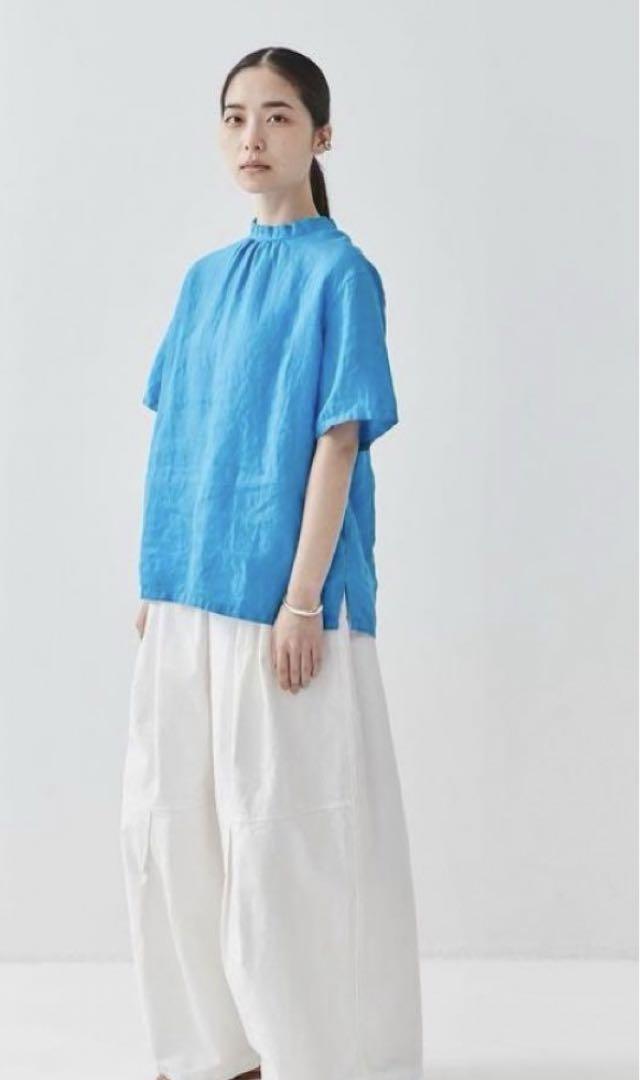 IDEE POOLいろいろの服 スタンドカラーブラウス