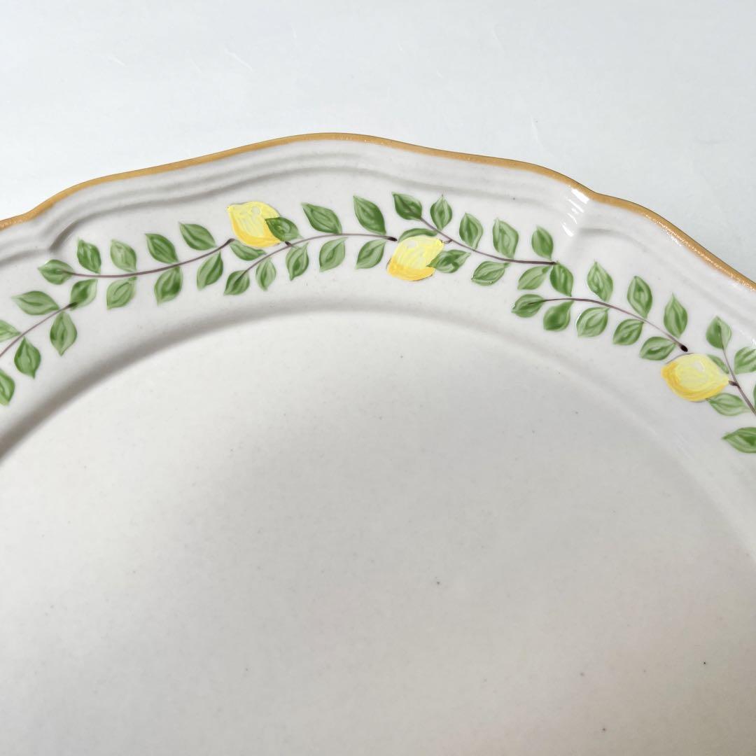 阿部慎太朗作家ものお皿食器レモン檸檬絵皿オーバル皿檸檬柄