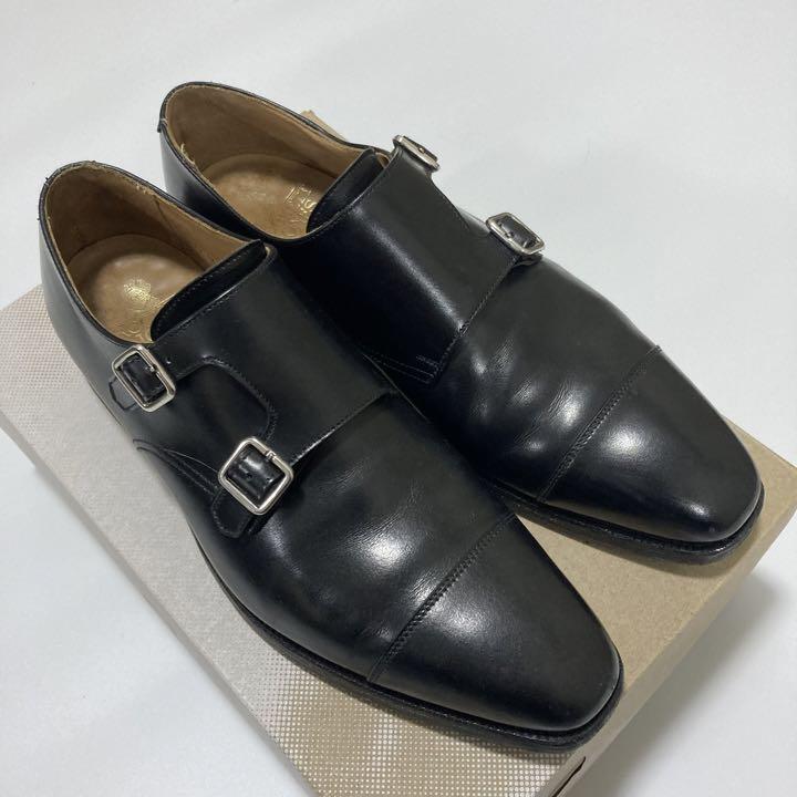 クロケットジョーンズ　LOWNDS ダブルモンク　6.5E