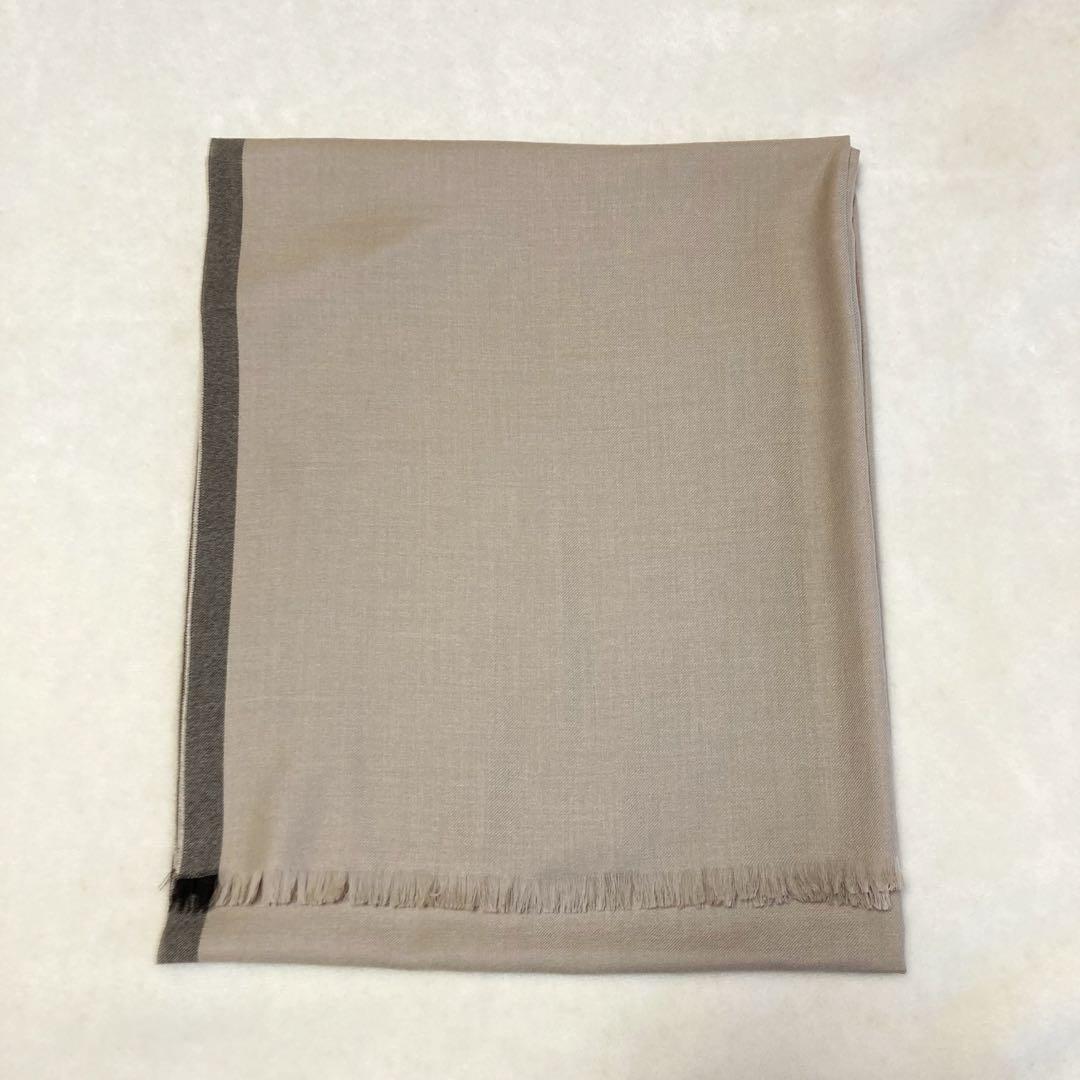 Ermenegildo Zegna】silk skin カシミヤ絹大判ストール