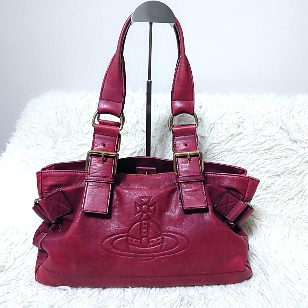 希少色 ✨️ Vivienne Westwood アコード トートバッグ レッド