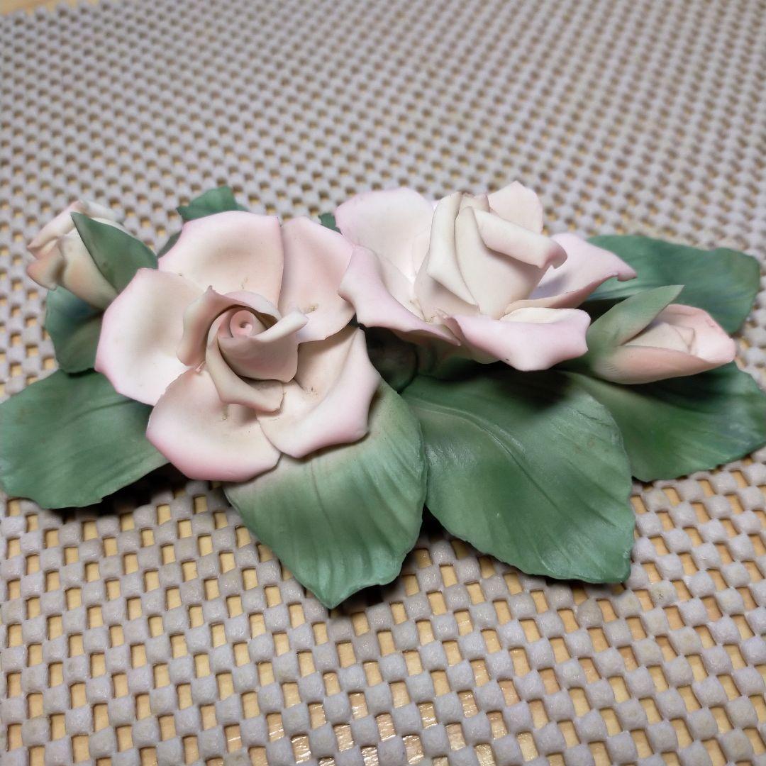 ➇capodimonte カポディモンテ陶花 バラ