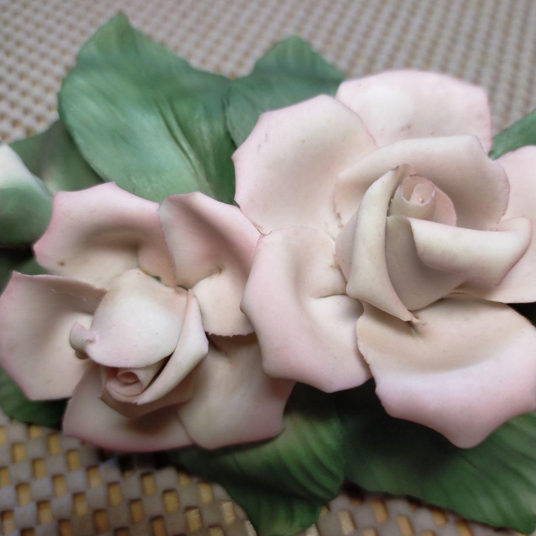 ➇capodimonte カポディモンテ陶花 バラ