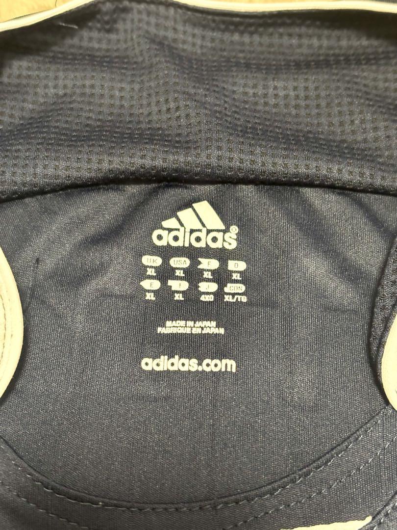 adidas Real Madrid ゲームシャツ ベッカム ネイビー XL - メルカリ