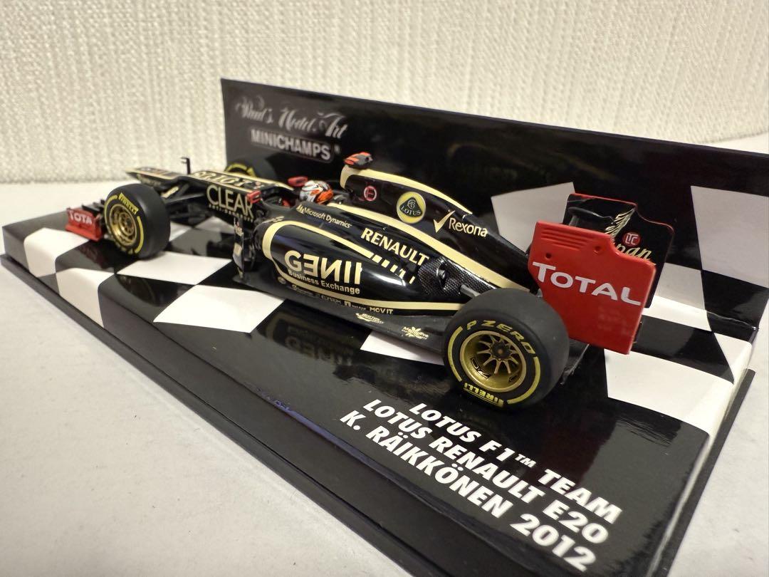 ミニチャンプス 1/43 ロータス ルノー E20 2012 キミ・ライコネン