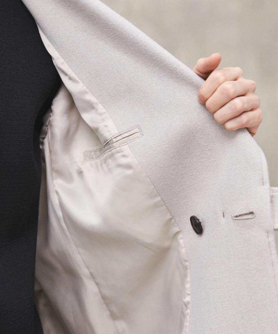 PUBLIC TOKYO カシミヤシルクメルトンタイロッケンコート