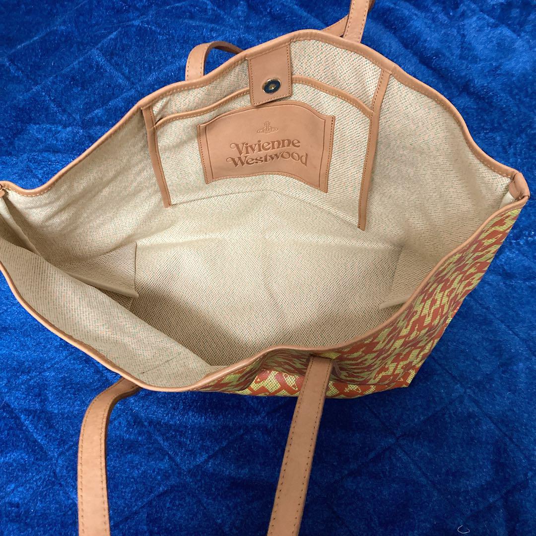 Vivienne Westwood トートバッグ オレンジイエロー