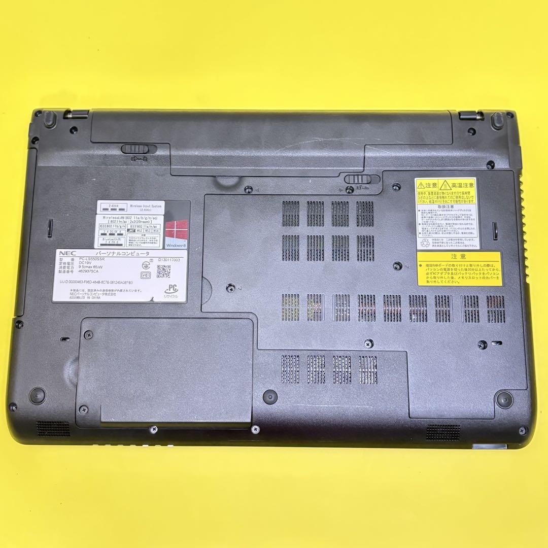 【Office2021付】メモリ12GB！NEC★11Pro★i5ノートPC