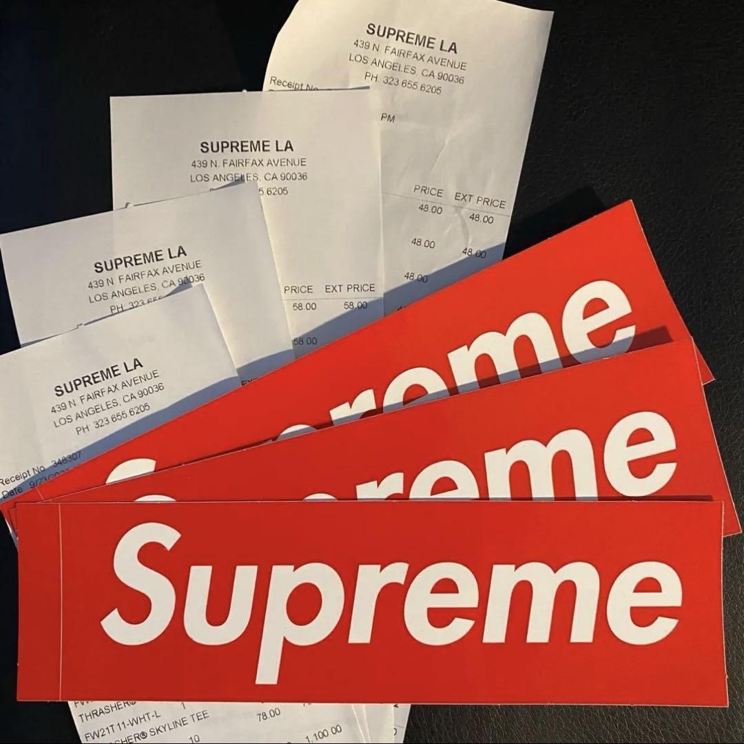 早い者勝ち★ シュプリーム ロゴ ジッポ Supreme ステッカー付