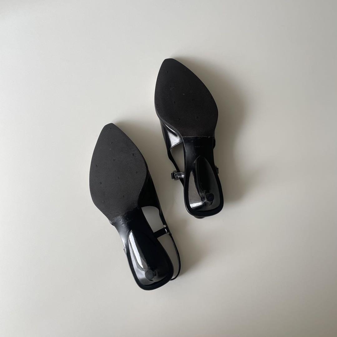 S/S2000 Miu Miu Strap Leather Heels 37