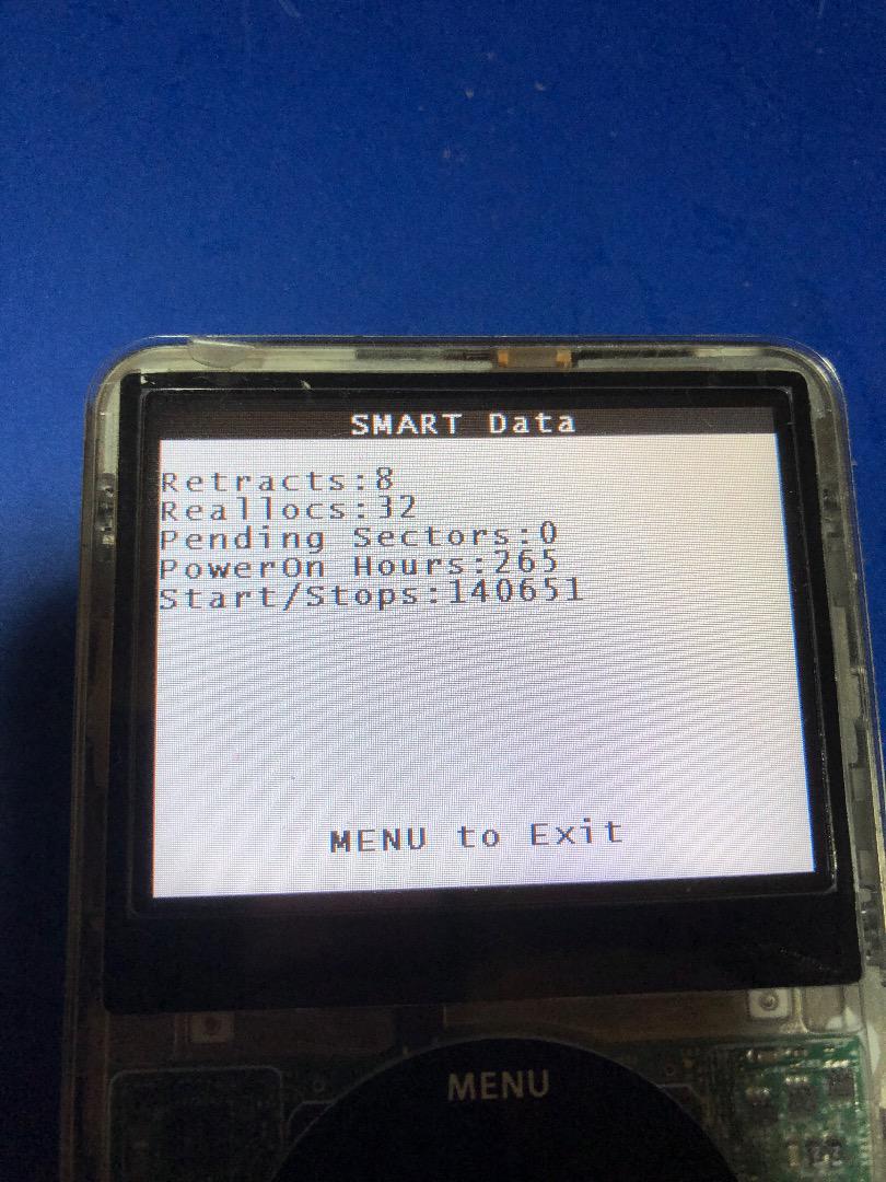 iPod Classic 第5.5世代改　160GB スケルトン　電池新品