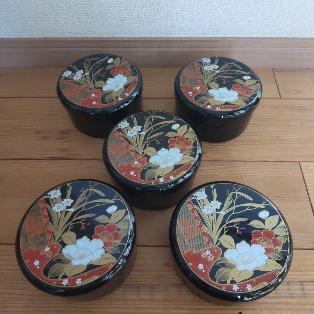 花柄 5個セット 器