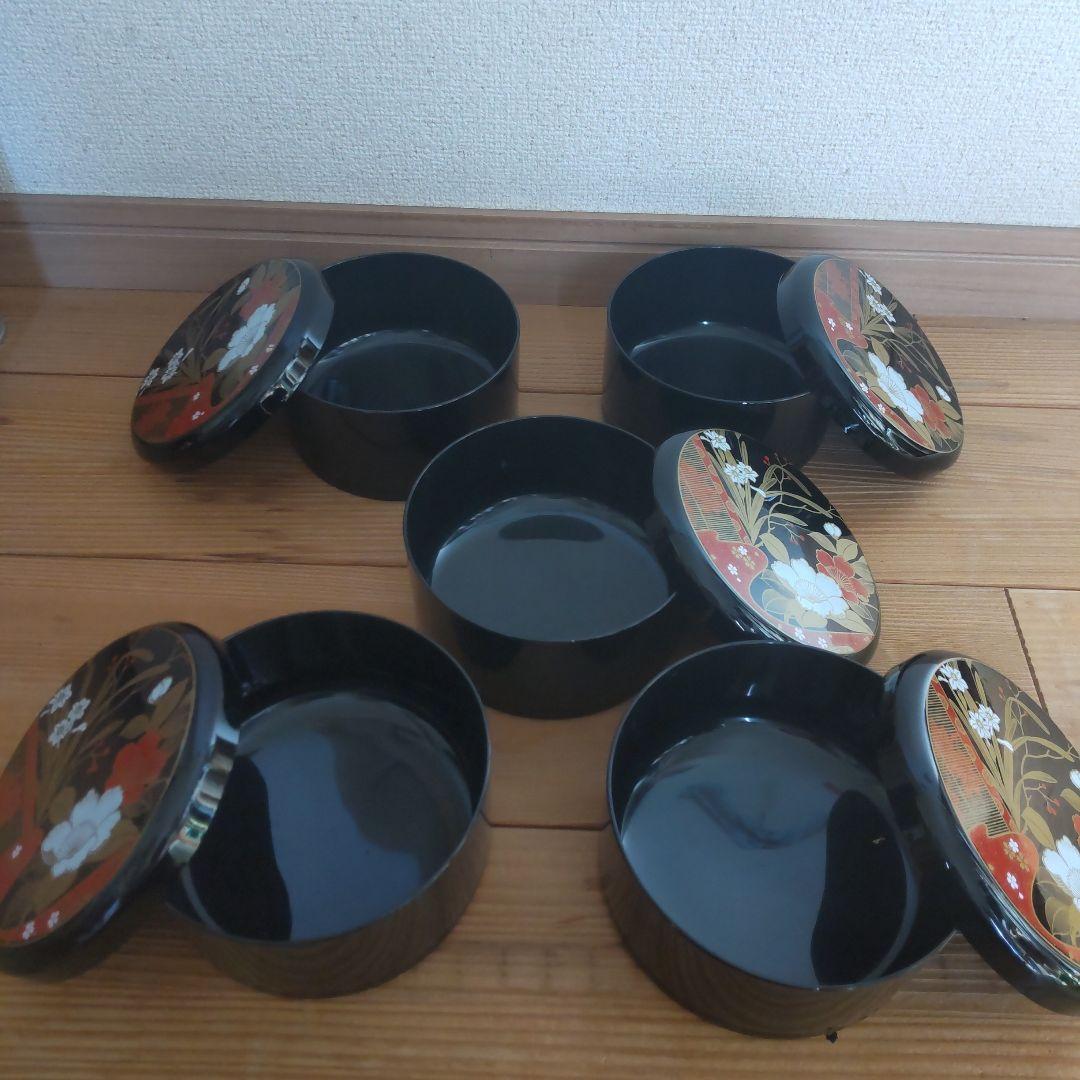 花柄 5個セット 器