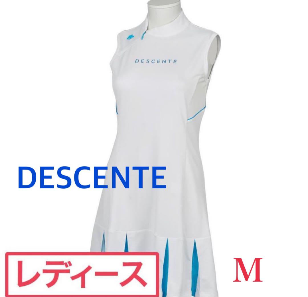 DESCENTE デサントゴルフM 美品　ノースリーブ モックネックゴルフウェア