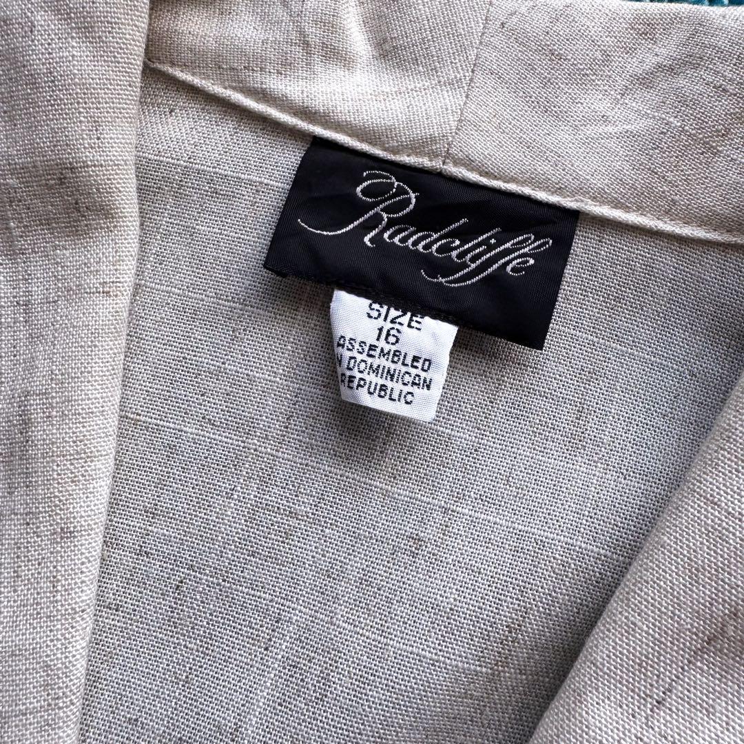 ジャケット・アウター 80s 90s \"Radcliffe\" linen native jacket