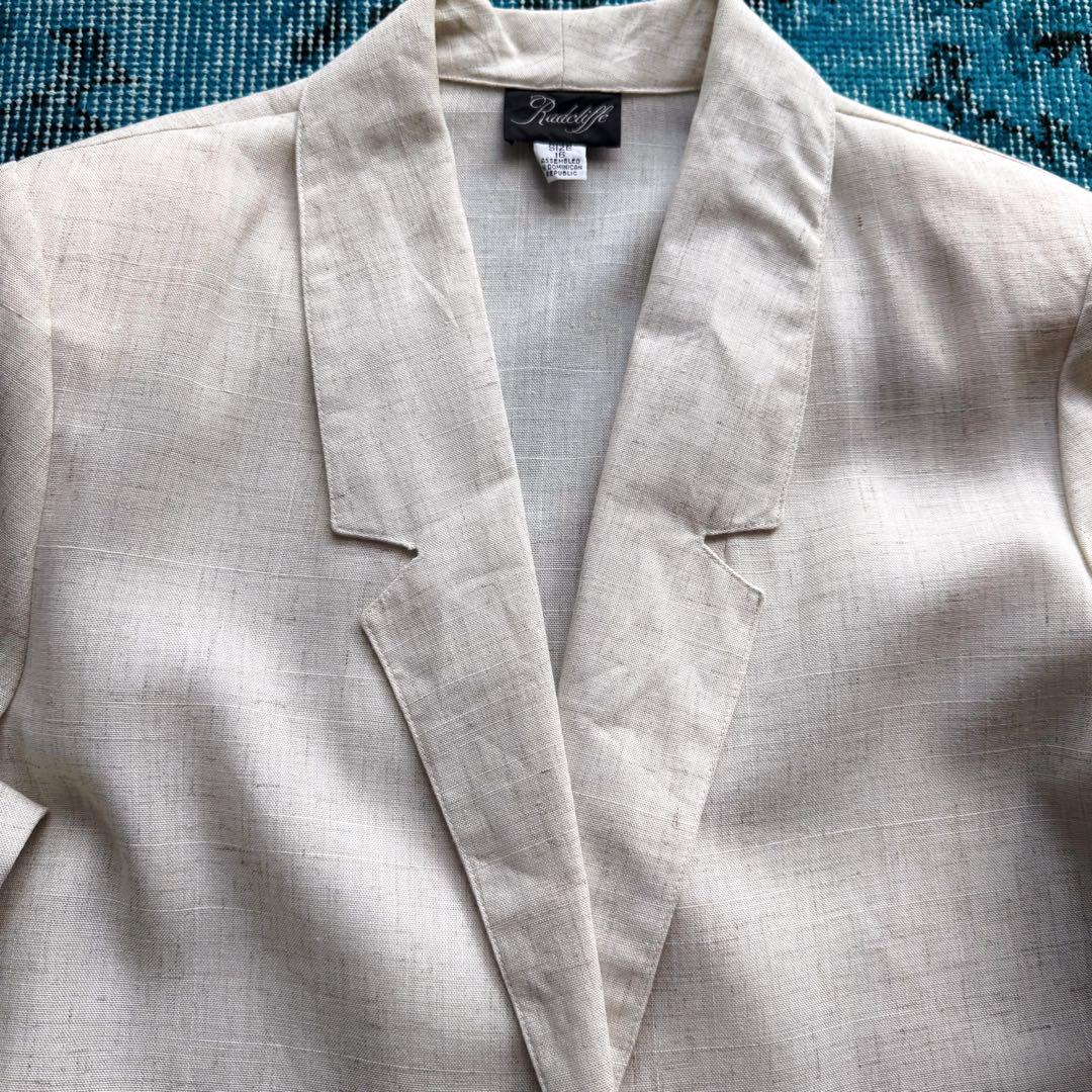 ジャケット・アウター 80s 90s \"Radcliffe\" linen native jacket