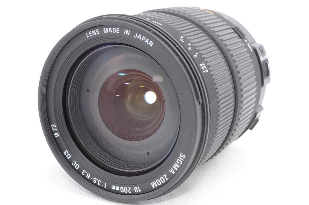 SIGMA 18-200mm F3.5-6.3 DC OS キャノン 標準ズーム