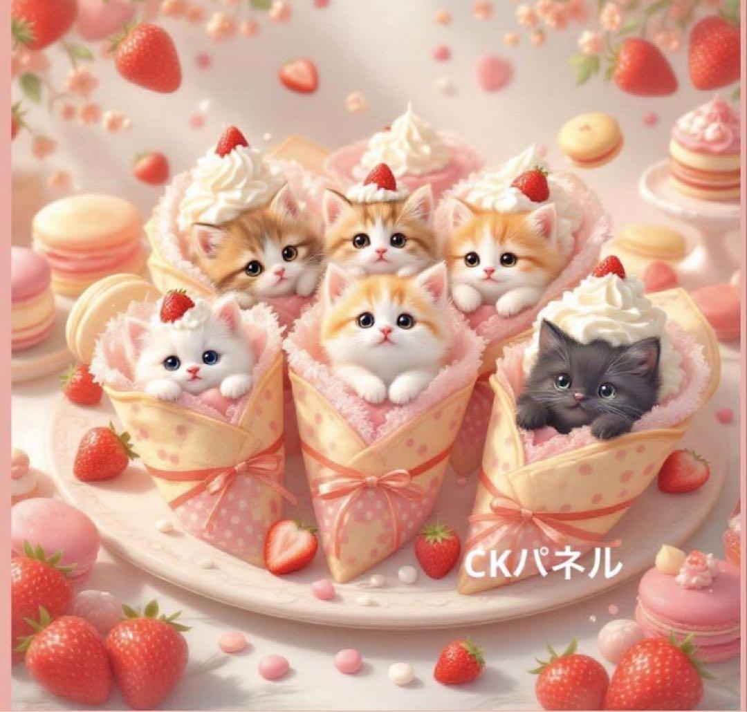 オーダー用パネル生地猫6柄