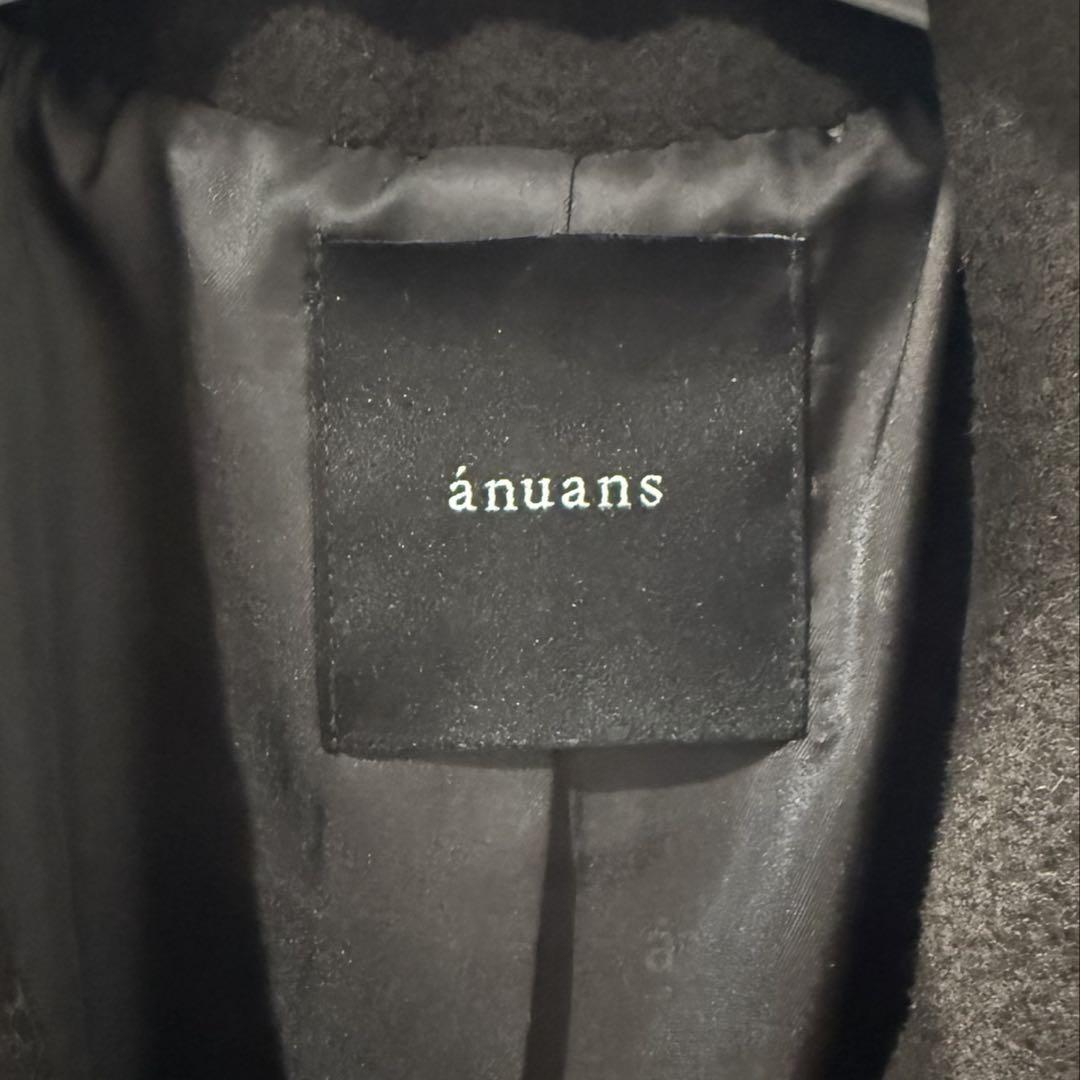 【美品】anuans ウールトレンチコート　ブラウン　2023AW