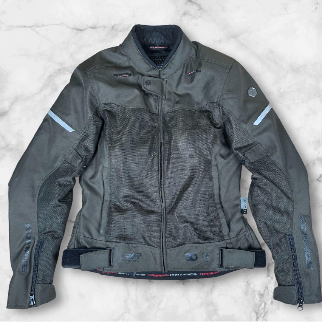 美品✨　KOMINE　プロテクト ライダー メッシュ ジャケット　WL　オリーブ