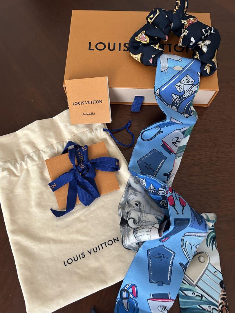 LOUIS VUITTON バンドー付きシュシュ