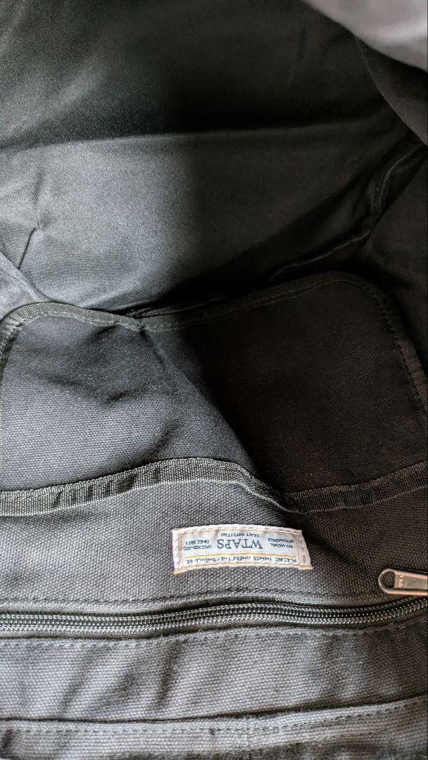 wtaps ダッフルバッグ　キャンバスバッグ　黒ブラック