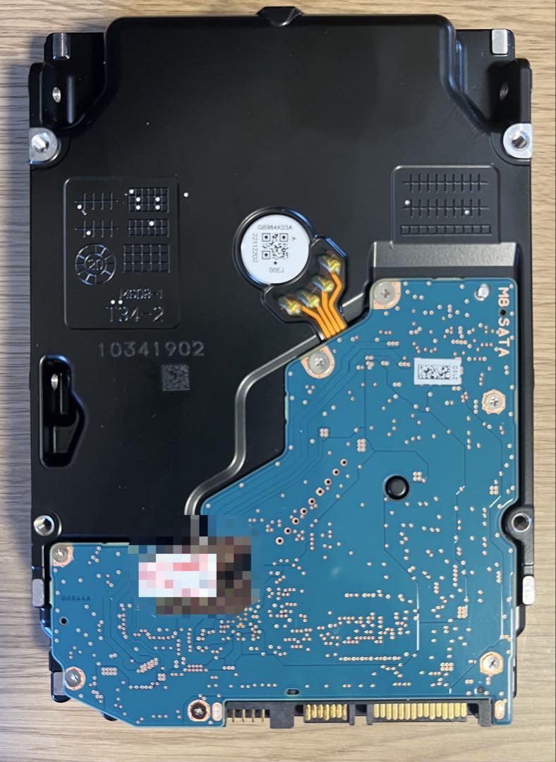 [0 ~数時間通電] 大容量HDD 東芝 16TB SATA 3.5インチ