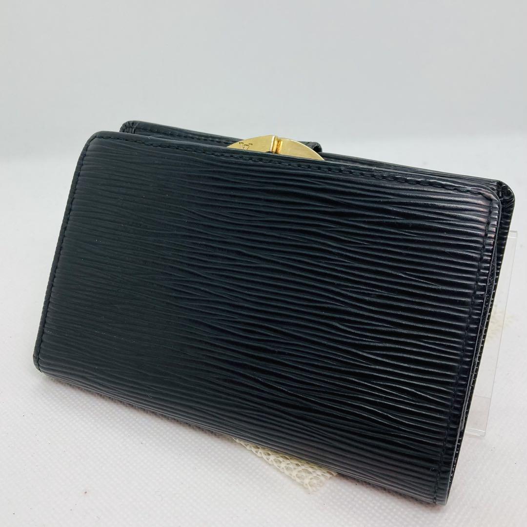 ルイヴィトン がま口 エピ ヴィエノワ 折り財布 財布 黒 ブラック 355 ルイヴィトン がま口 エピ ヴィエノワ 折り財布 財布 黒