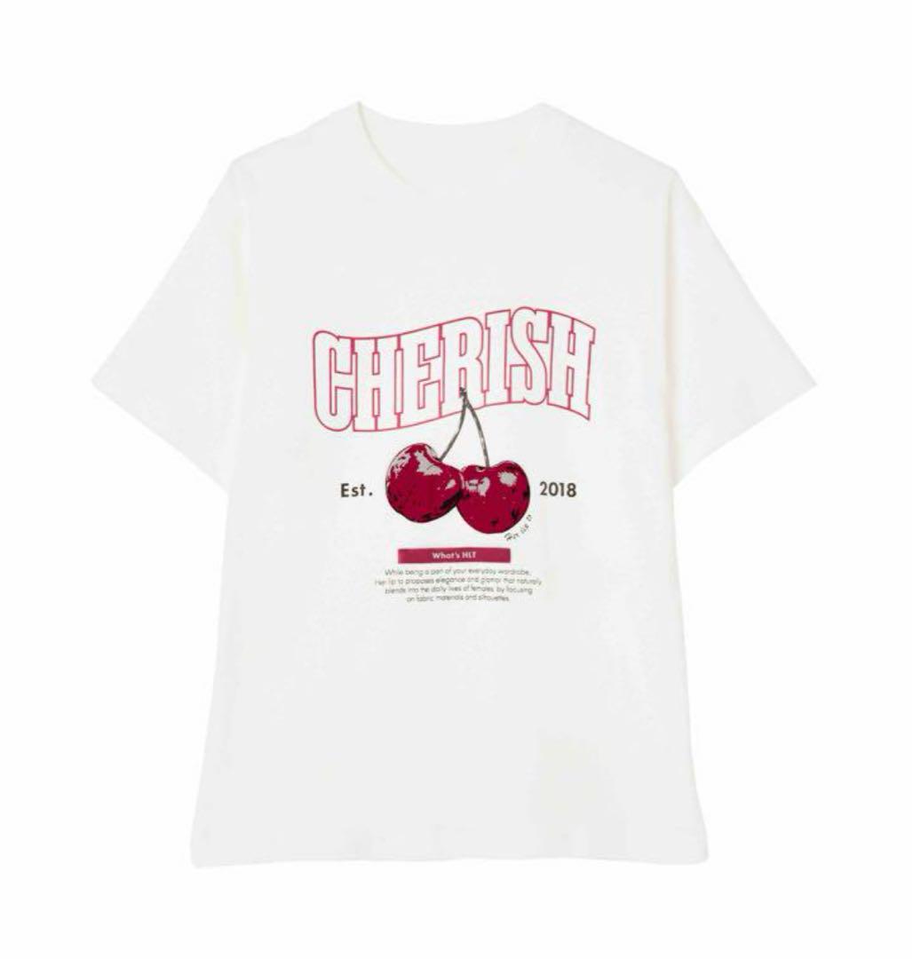 ー品販売  Herlipto チェリーTシャツ メルカリ - Tee Cherish トップス