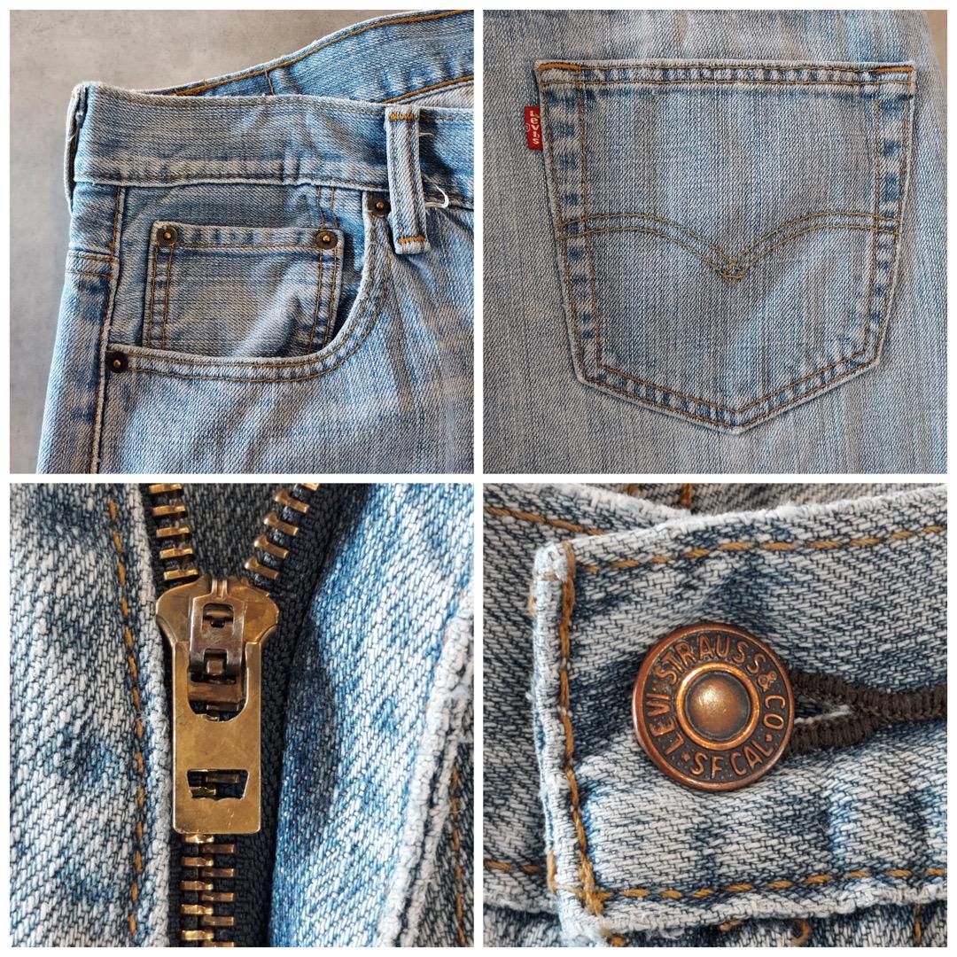リーバイス569 Levis W29 ブルーデニム 青 00s ヒゲ 14562 リーバイス569 Levis W34 ブルーデニム 青 ヒゲ 縦落ち 14226