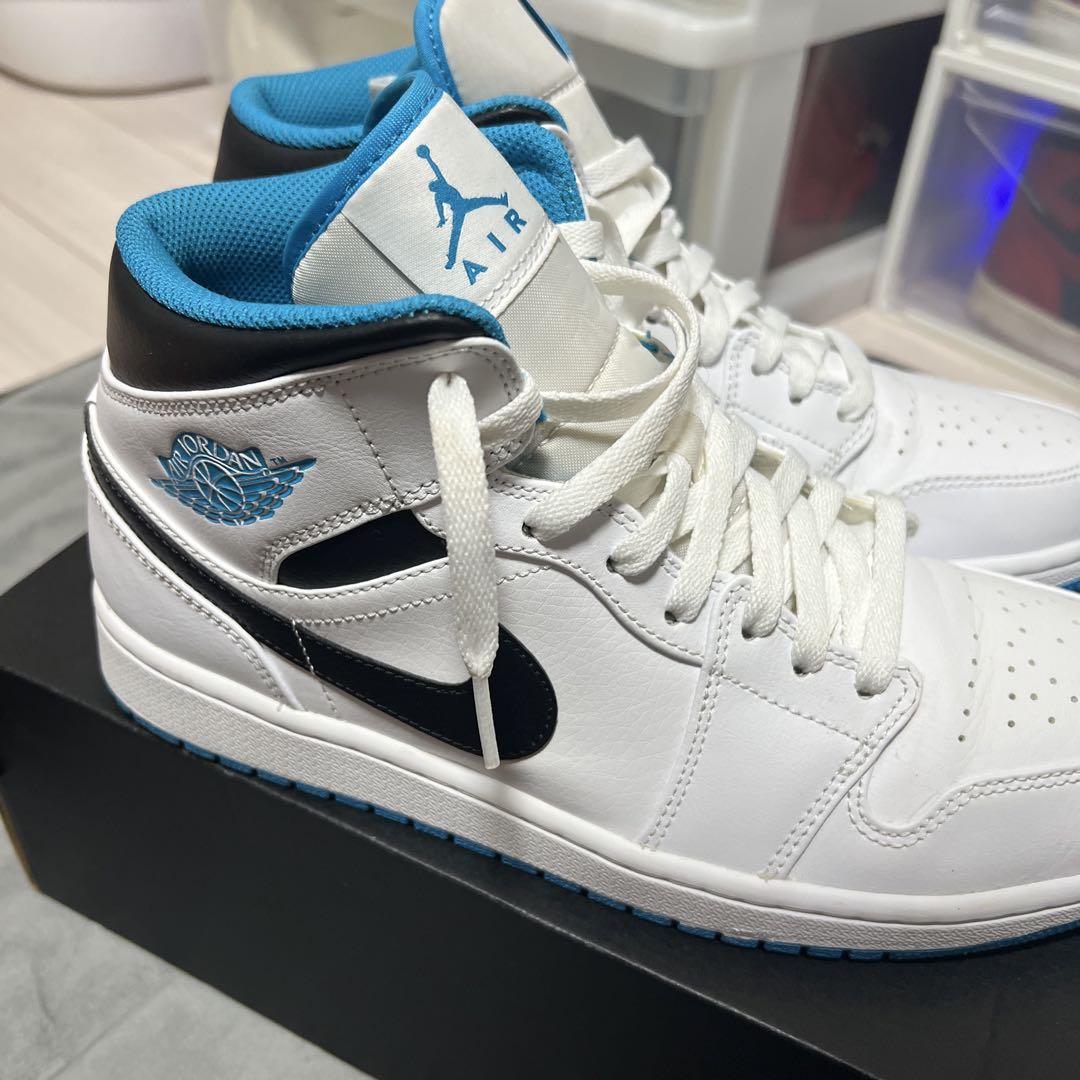 Nike Air Jordan 1 ホワイト/ブラック/ブルー