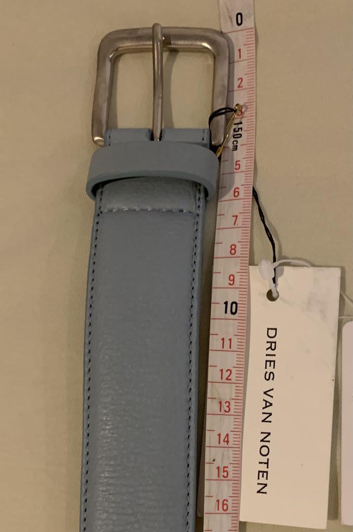 【定価37,400円・新品未使用】ドリス ヴァン ノッテン ブルー ベルト 75