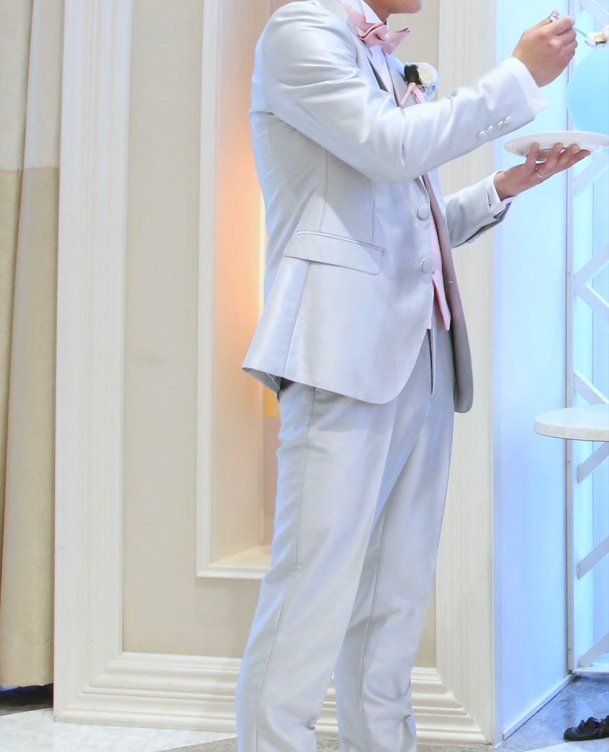 タキシード　セット　シルバー　結婚式