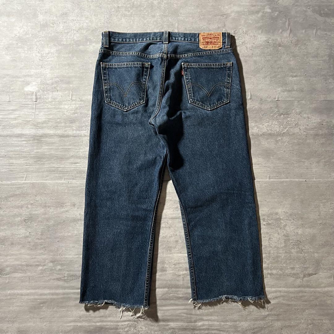 【メキシコ製、太デニム】Levi's505 ジーンズストリートバギーパンツ36