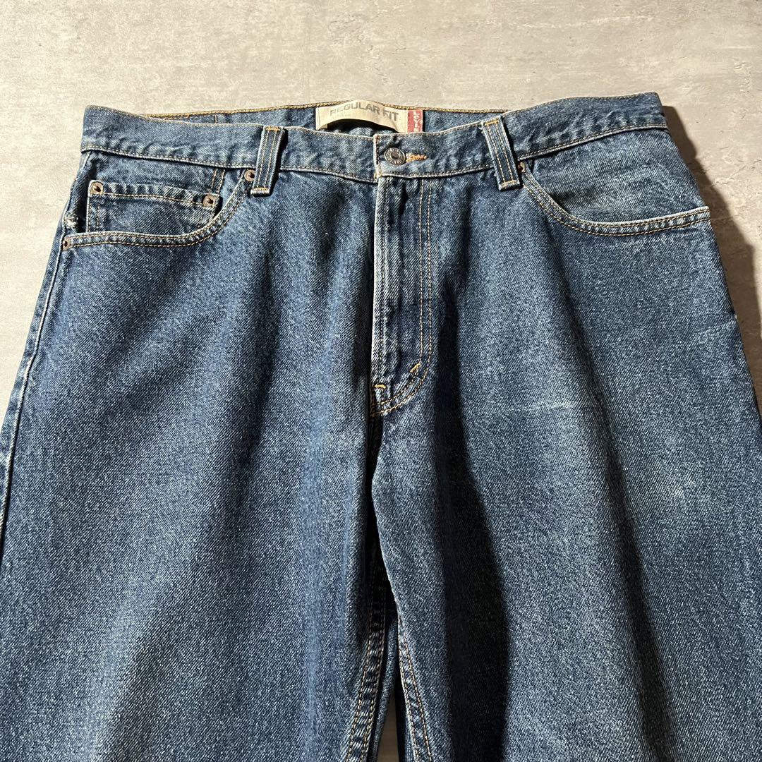 【メキシコ製、太デニム】Levi's505 ジーンズストリートバギーパンツ36