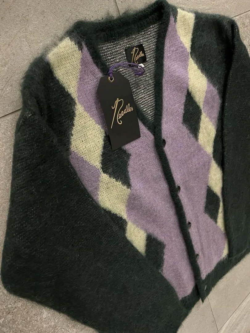 NEEDLES  Mohair Cardigan-Diamond