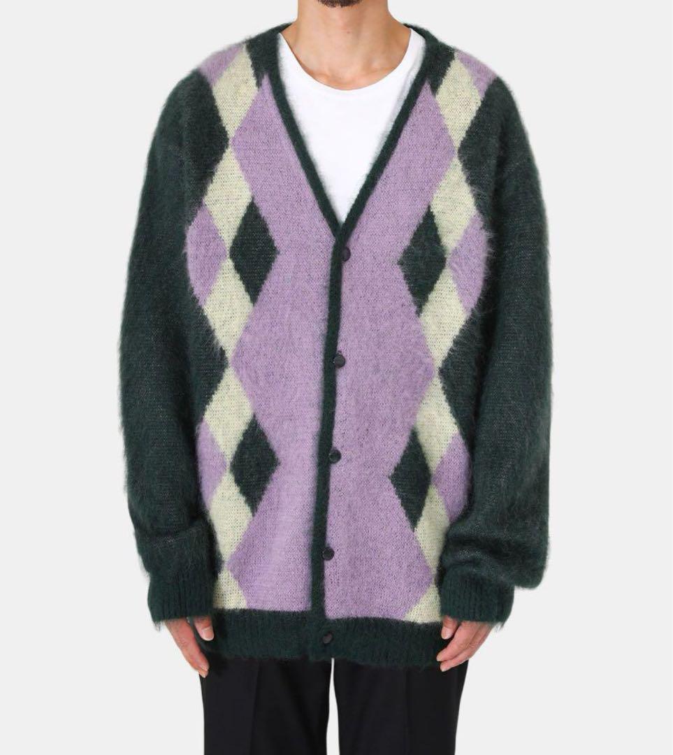 NEEDLES  Mohair Cardigan-Diamond