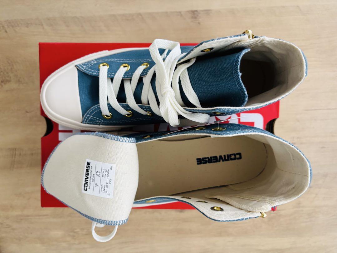CONVERSE ALL STAR ゴールドジップ 24.5センチ