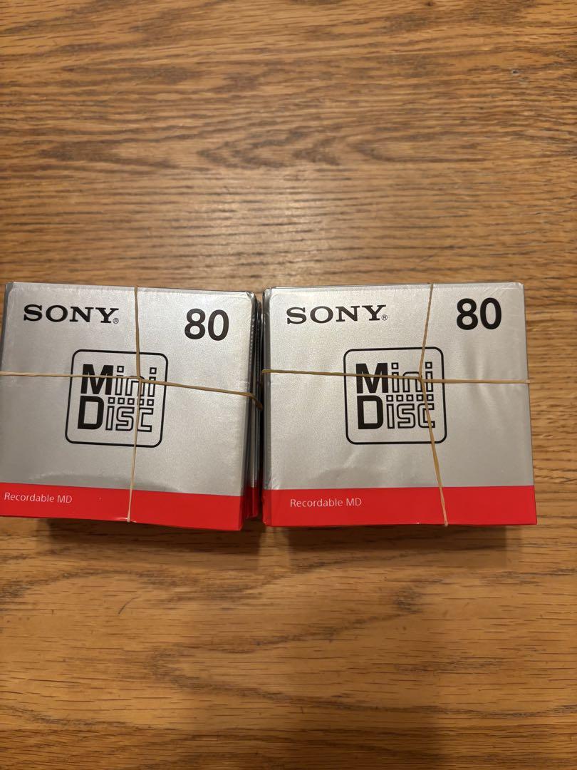 ミニディスク SONY MD録音用 MDW80T Mini Disc10枚セット