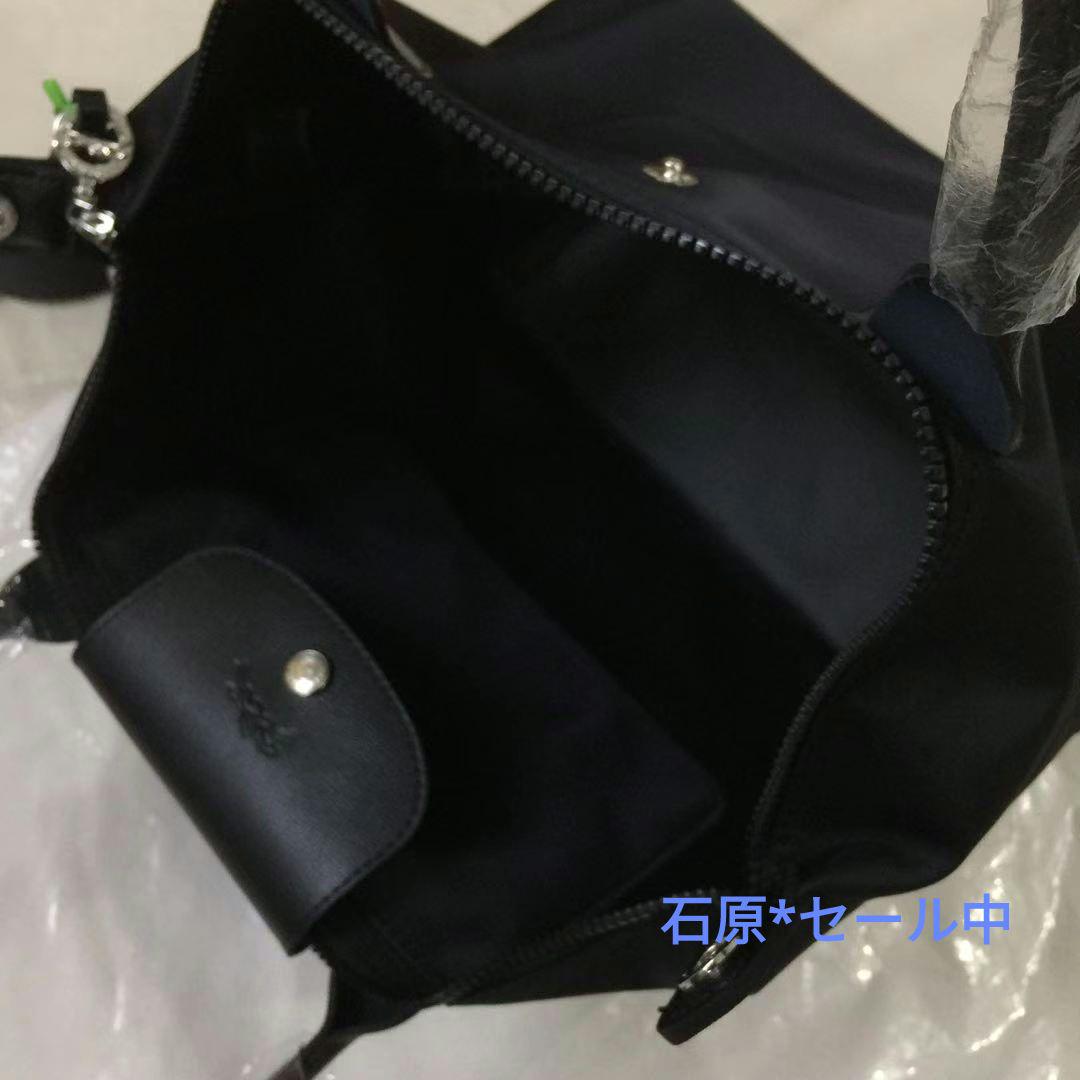 ロンシャン　ルプリアージュ　ブラックM ロンシャン Longchamp ルプリアージュ ネオ ショルダー M