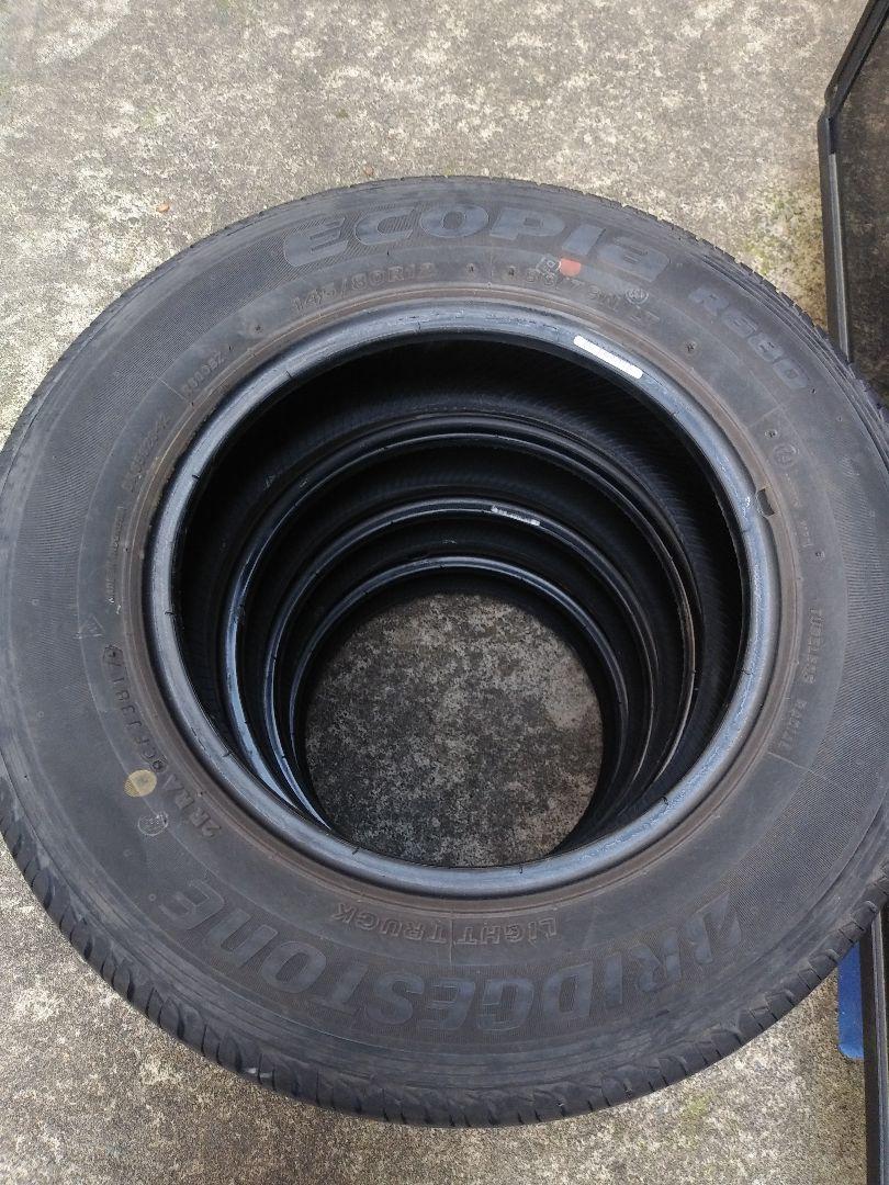 ブリジストン　エコピア　145/80R12 80/78N LT　軽トラ