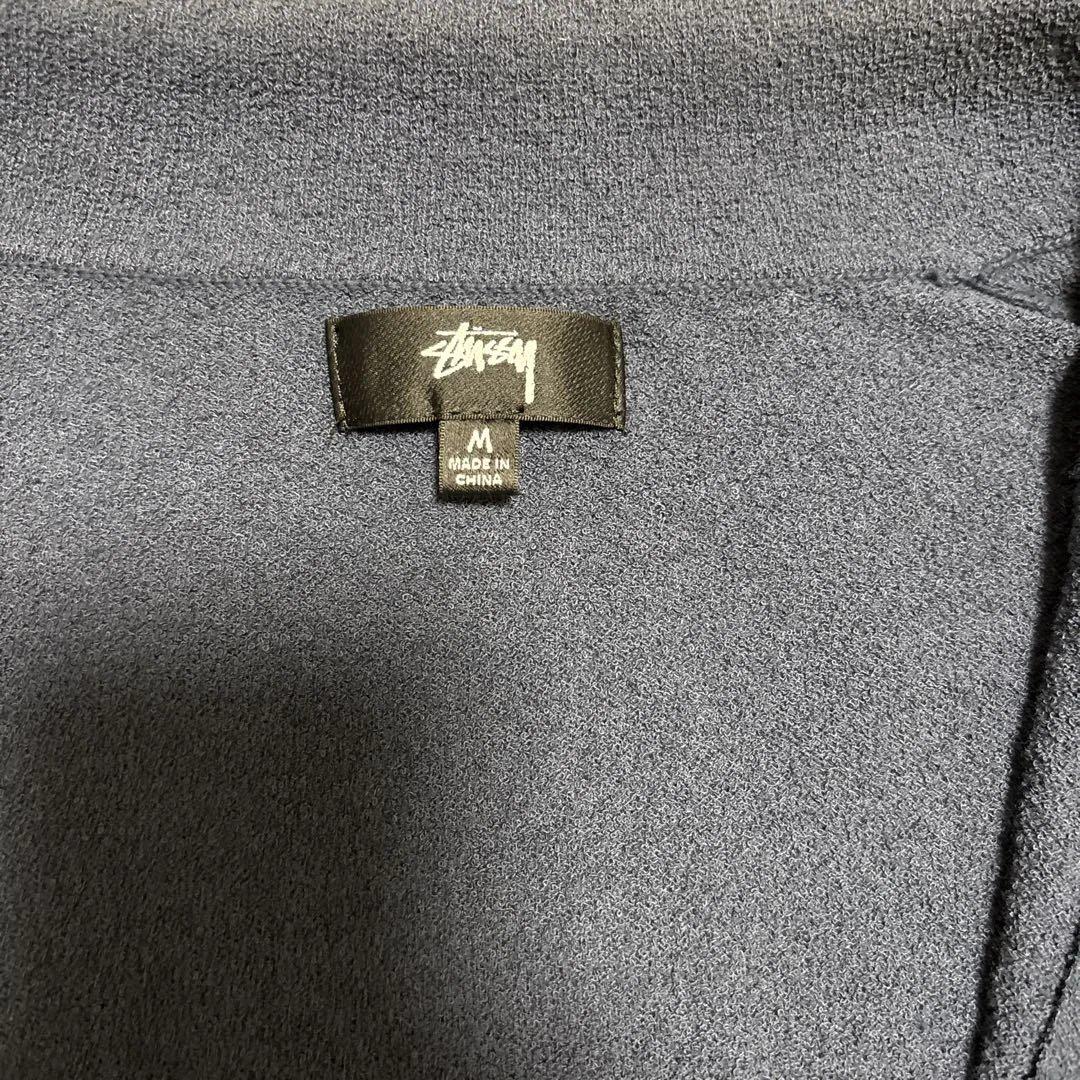 Stussy ネイビー ジップアップカーディガン 美品