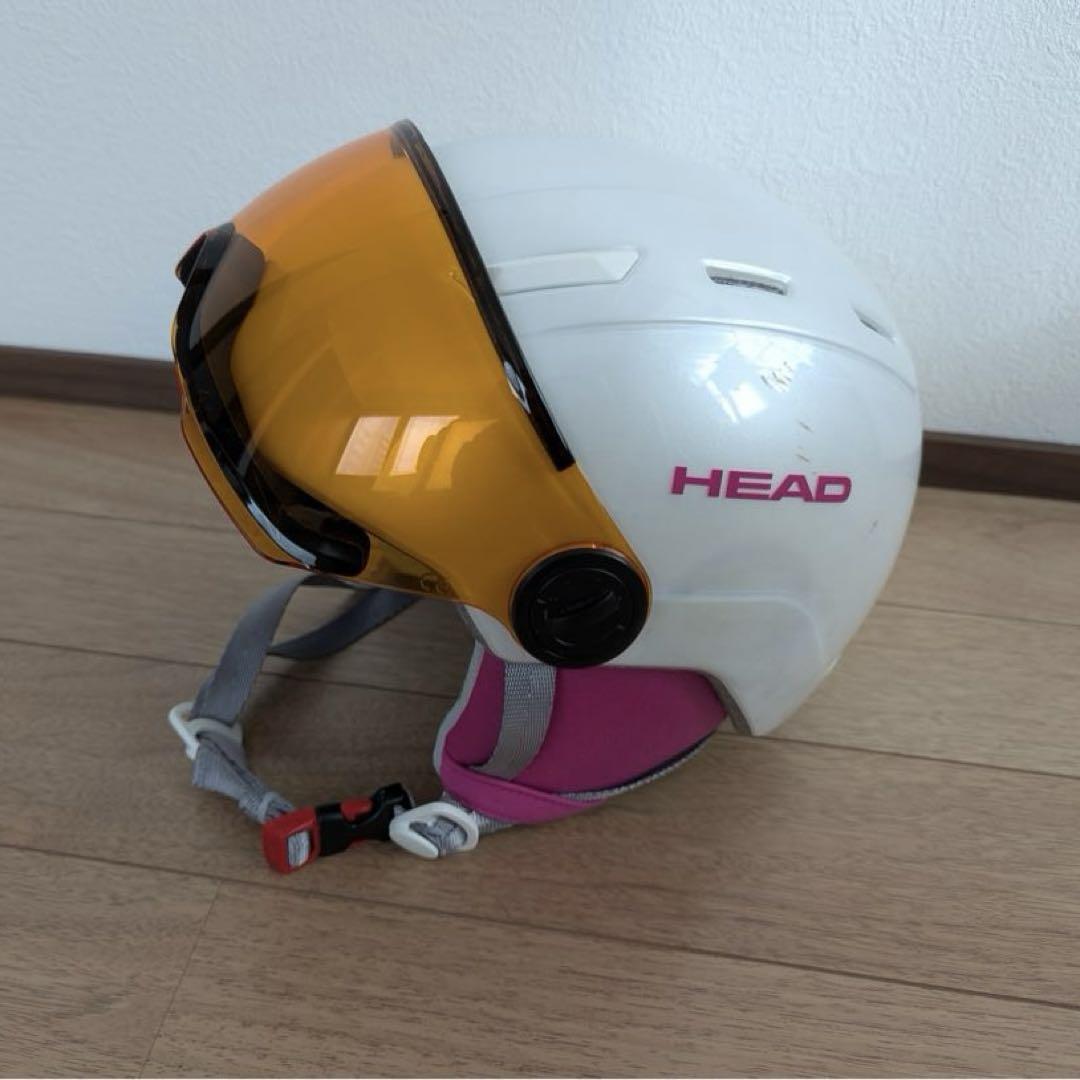 HEAD ヘッド スキーヘルメット バイザー付き キッズ 52-56cm