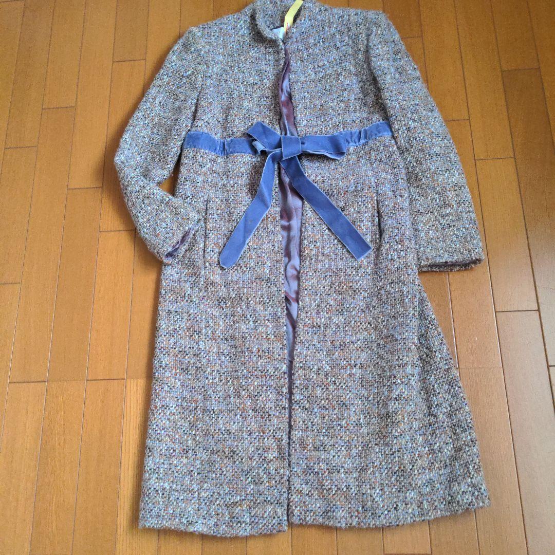☆送料関税込☆ VALENTINO GARAVANI☆コート Valentino Garavani カボション ダブルコート | ブラック