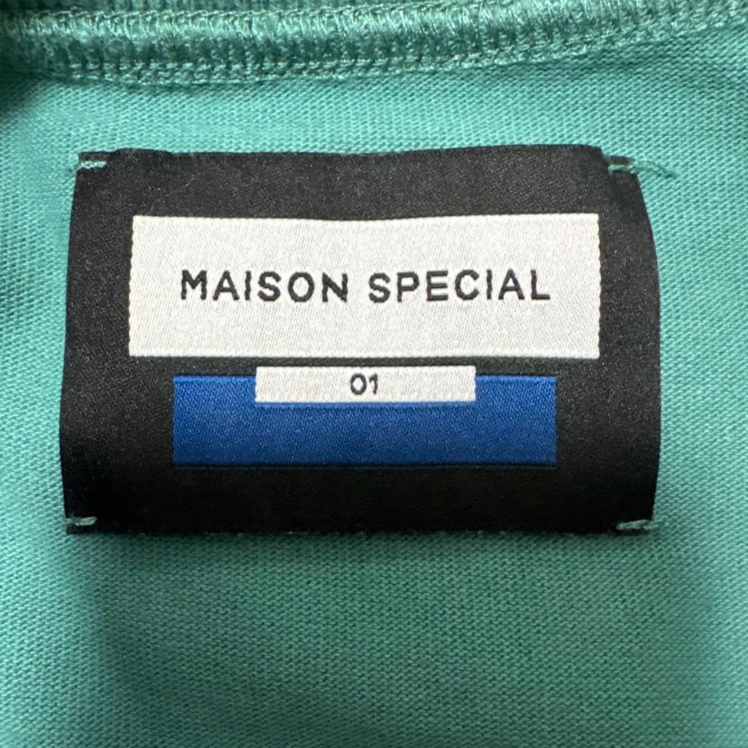 メゾン Henry Neck Long Sleeve T-ShirtM MAISON SPECIAL WWW_HOMU-JOURNEY_COM