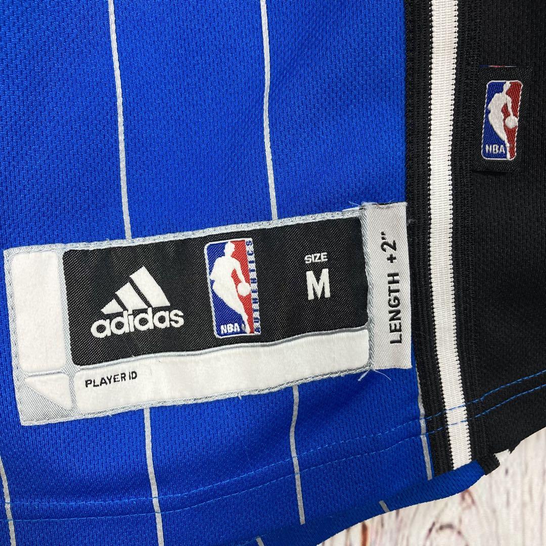 【人気】 NBA アディダス　ゲームシャツ　バスケットボール　青　オーランドロゴ