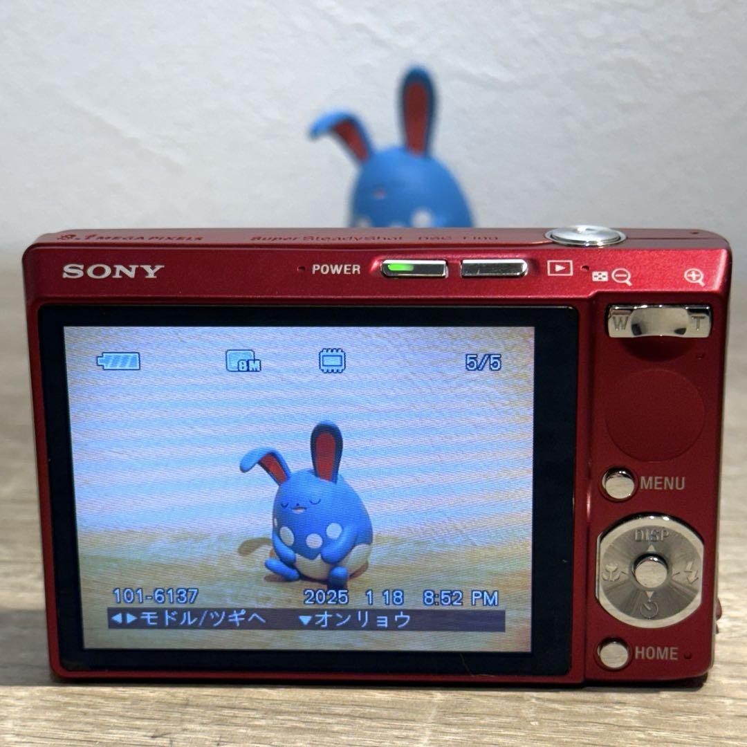 SONY Cyber-shot DSC-T100 レッド デジタルカメラ デジタルカメラ